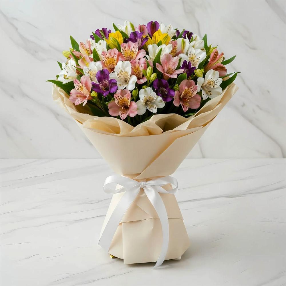 Букет цветов из: Альстромерии в Ярополец