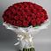 Букет 101 Красная роза Блэк Мэджик в Ярополец