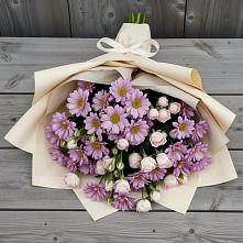 Букет цветов из:  Розы и Хризантемы в Ярополец