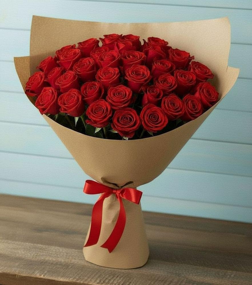 Букет Красные розы Милано в Ярополец