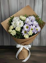 Букет цветов из:  Хризантемы и Розы в Ярополец