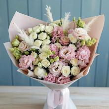 Букет цветов из:  Альстромерии и Розы в Ярополец