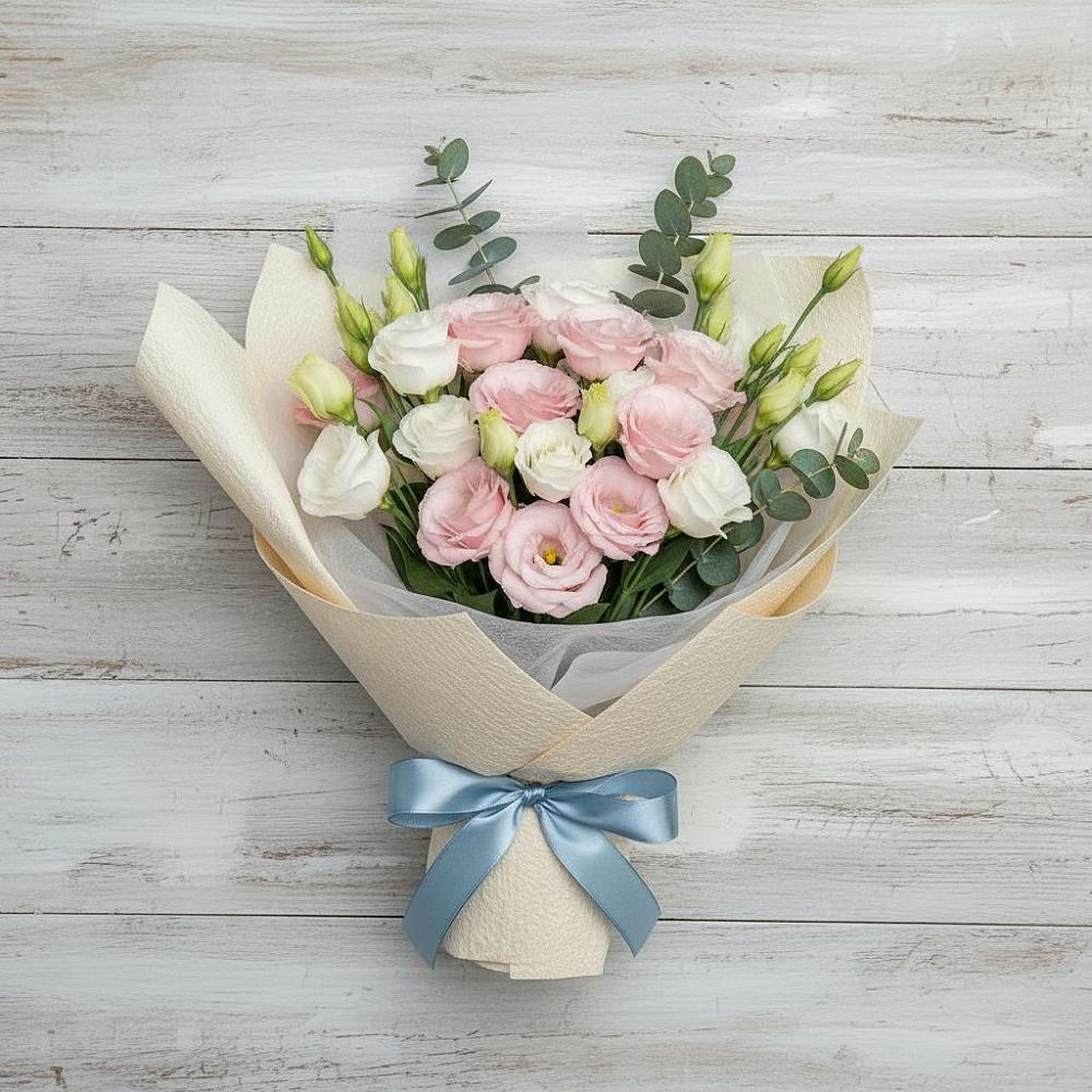 Букет цветов из: Лизиантусы в Ярополец