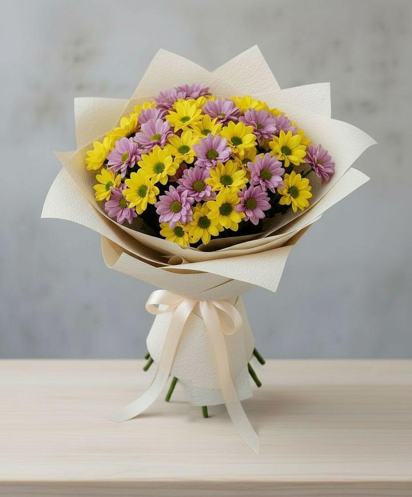 Букет цветов из: Хризантемы в Ярополец